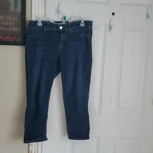 WHBM crop leg jeans L